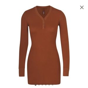 Skims Sleep Copper Dress